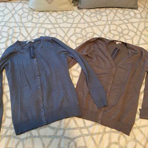 Two Brand New DownEast Cartigans